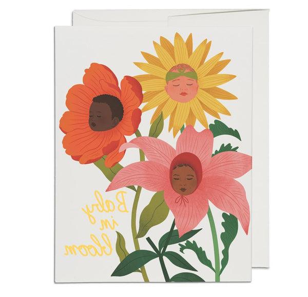 Baby in Bloom Note Card